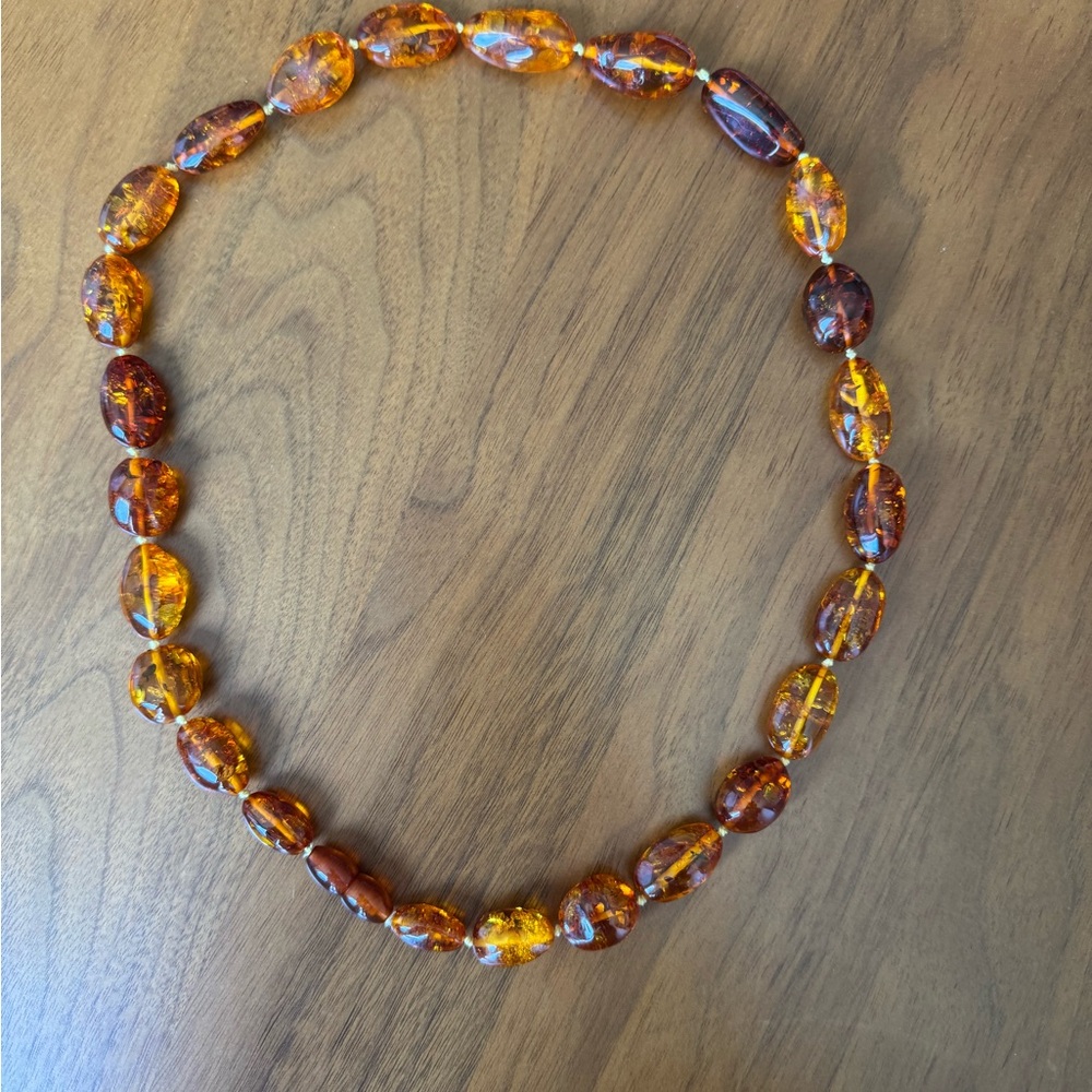 Authentic Baltic Amber Long Necklace